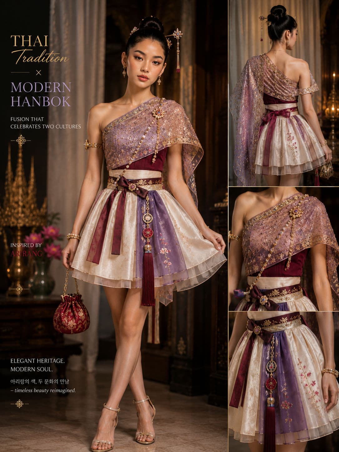 Modern Hanbok mix Thai Tradition
